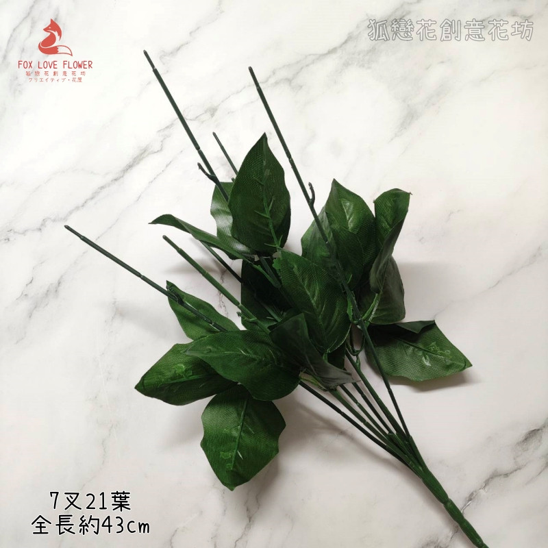 (7叉21葉)聖誕紅花桿(1枝)