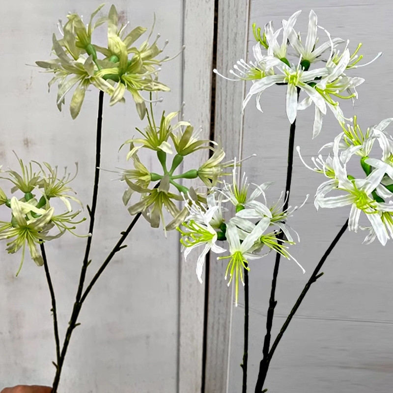 台灣現貨【仿真彼岸花】蔓珠莎華供花拜拜祭祀追思佈置 拍照情境造景 插花素材 多色 花藝材料