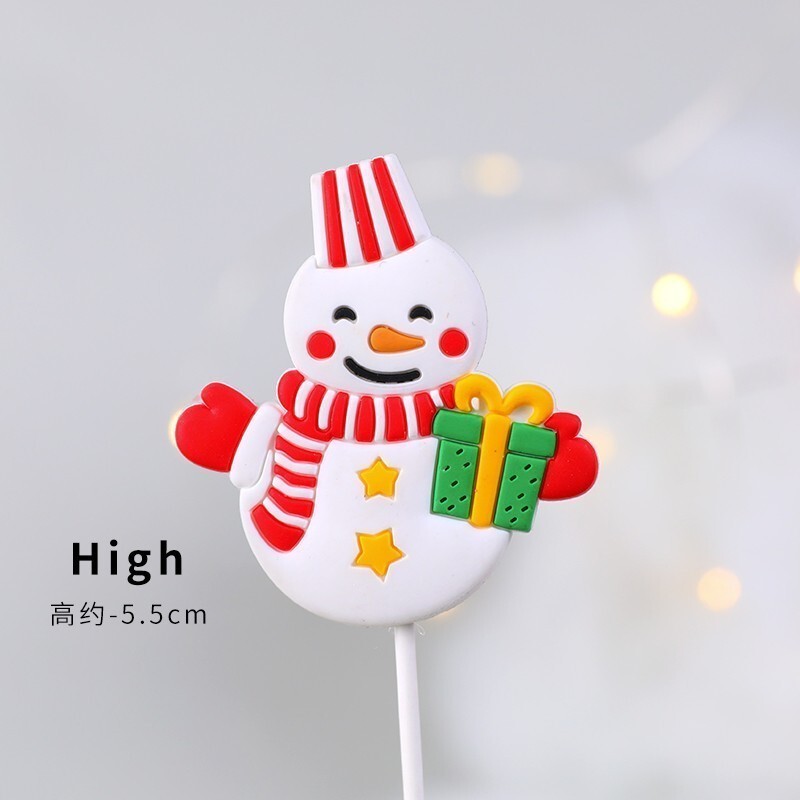 軟膠插飾❰聖誕雪人❱(1個)