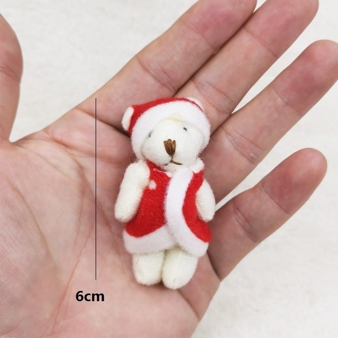 6cm聖誕小熊(2個)