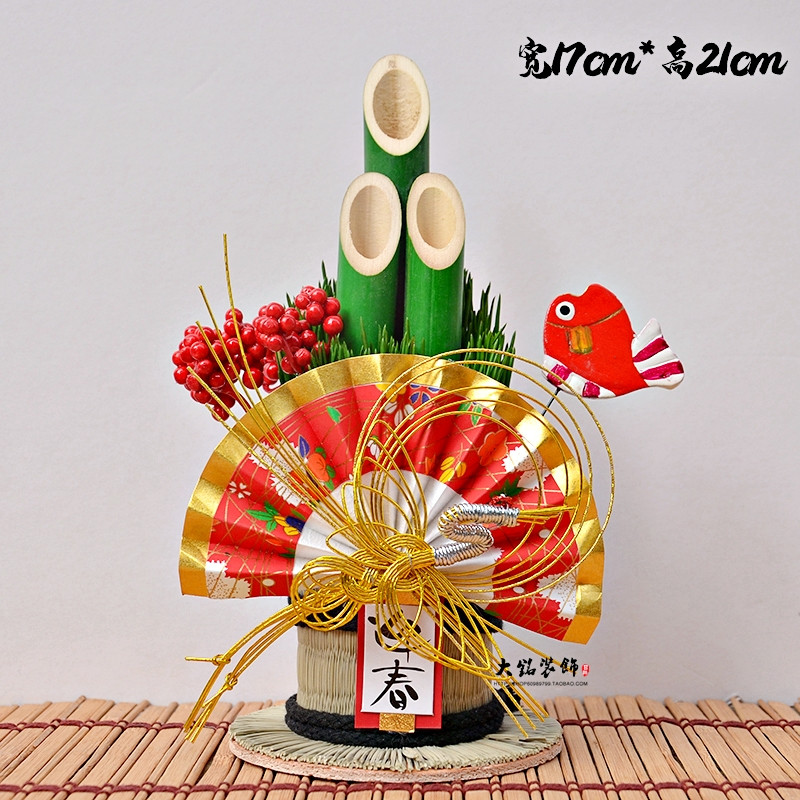 祥鶴．迎春．金魚(中)