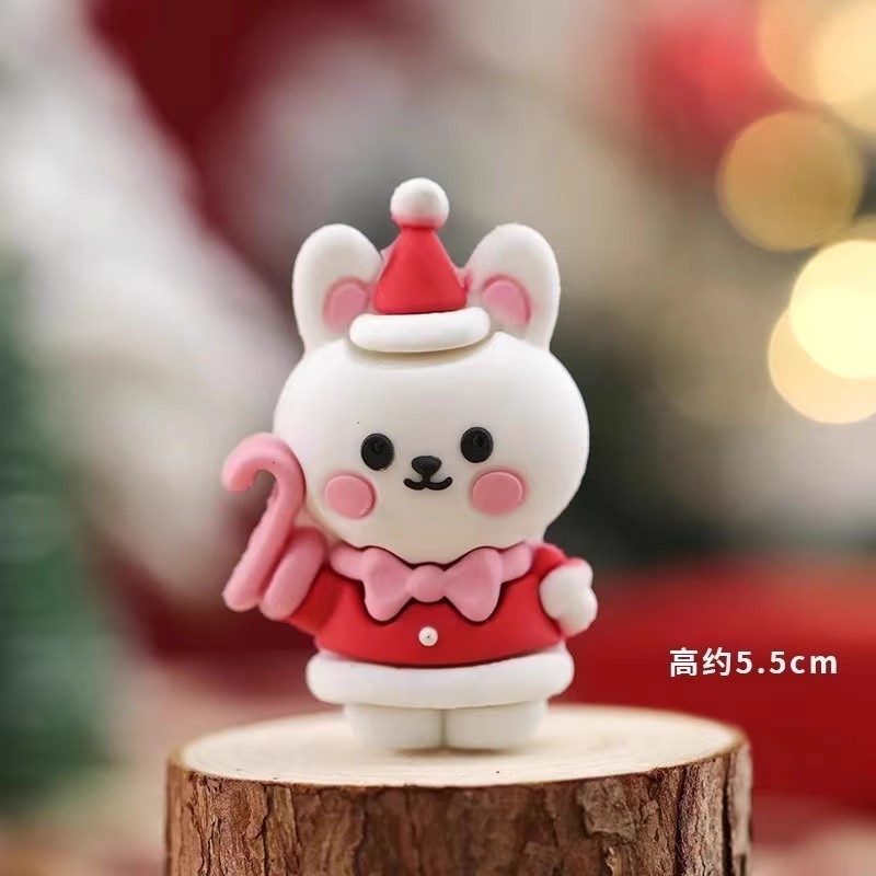 軟膠擺件❰聖誕兔子❱
