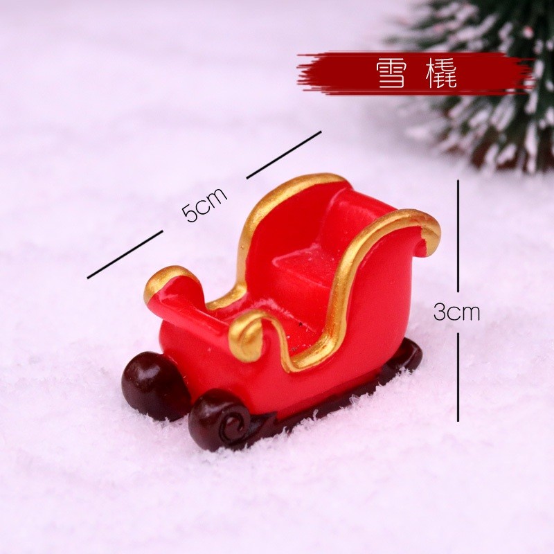 樹脂擺件❰紅色雪橇❱