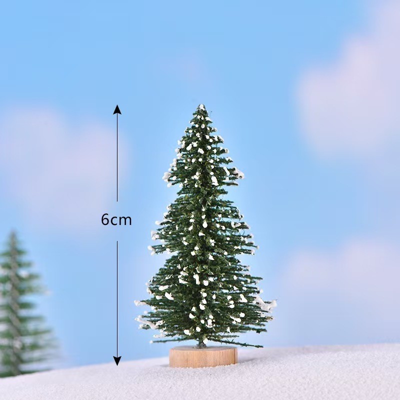 6cm❰綠色❱三層聖誕樹(2個)