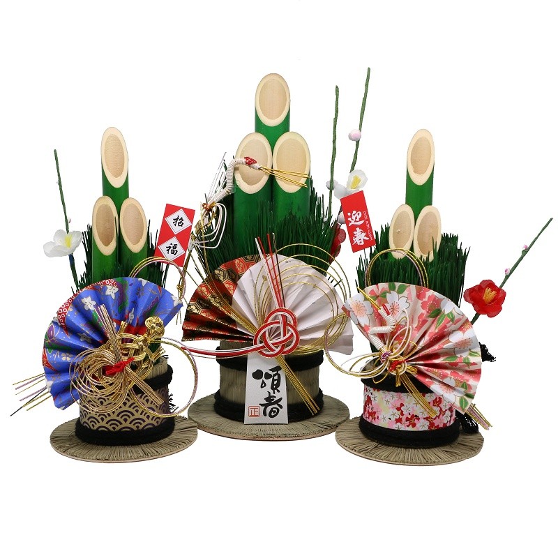 台灣現貨【日式迎春門松擺件】注連繩風新年祈福擺飾 包裝材料 新年佈置 居家佈置 拍照打卡