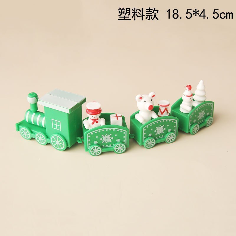 塑膠擺件❰綠色小火車❱