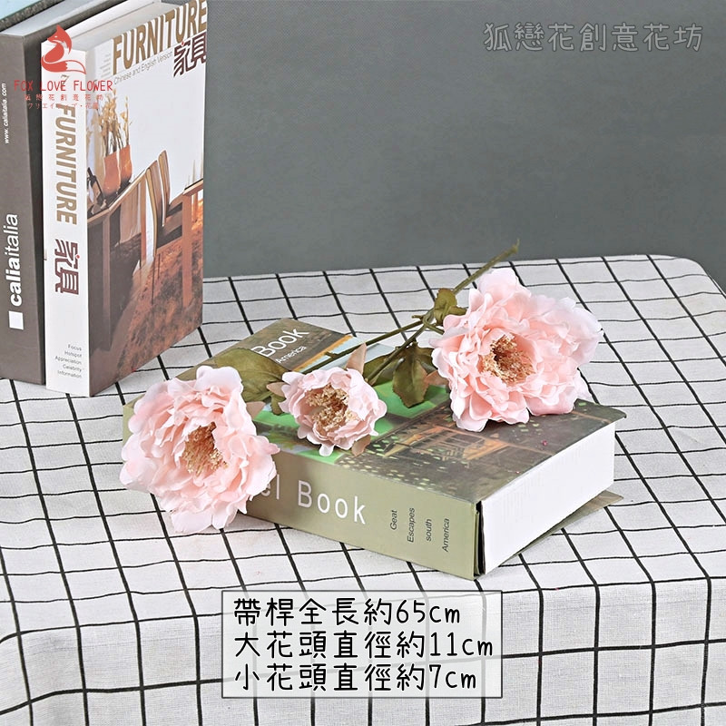3頭復古小牡丹❰粉❱