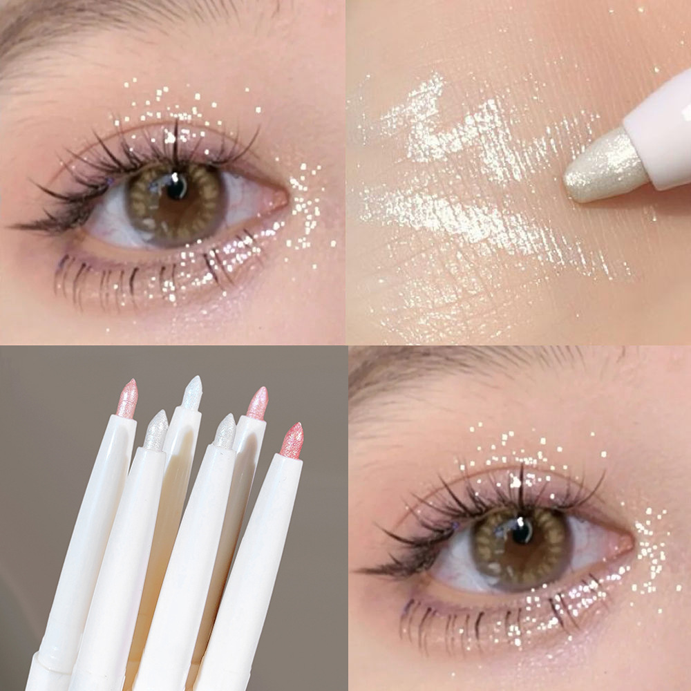Mom's Feeling Lying Silkworm Pen Brightening Until Two-in-One Waterproof Sweat-Proof Non-Smud