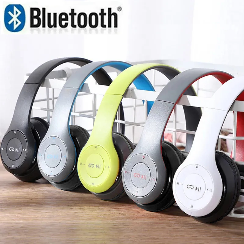 P47 Wireless Bluetooth On-Ear Headphone Headset 5.0 Bluetooth FM radio AUX 