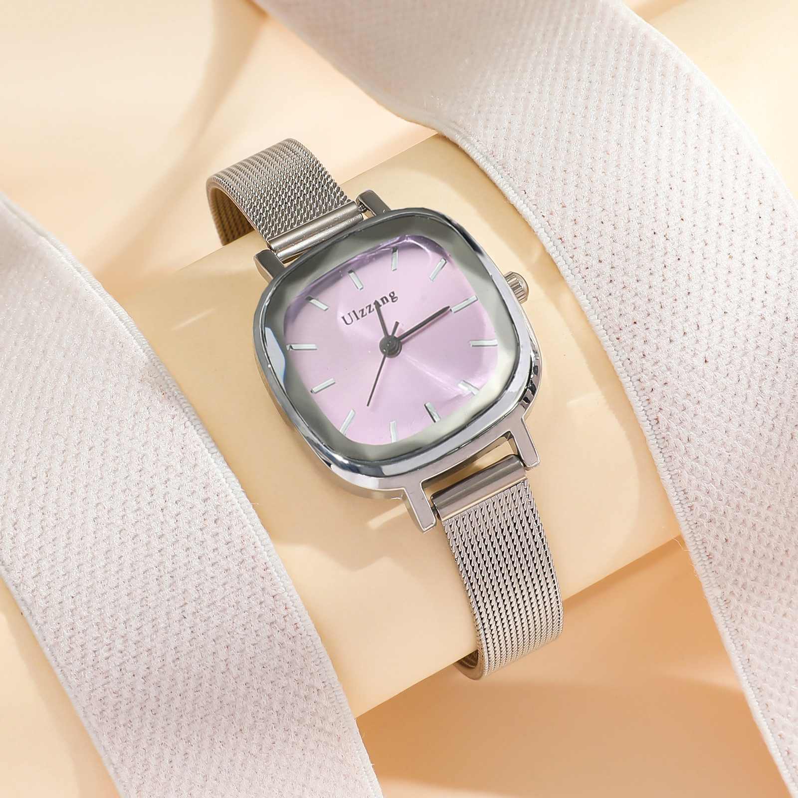 Simple Korean casual women's watch mesh with high-grade sense quartz watch waterproof small sugar women's watch