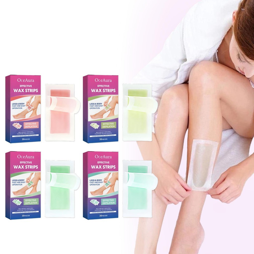 To Use Waxing Kit for Women, Wax Strips for Body Hair Removal, Personal Care Product, Hair Remover 30pcs Waxing Strips