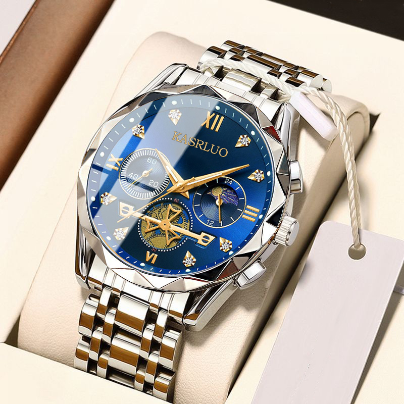 New Style 2024 Waterproof Luminous Men's Watch High-End Business Handsome Multifunctional Sports Watch