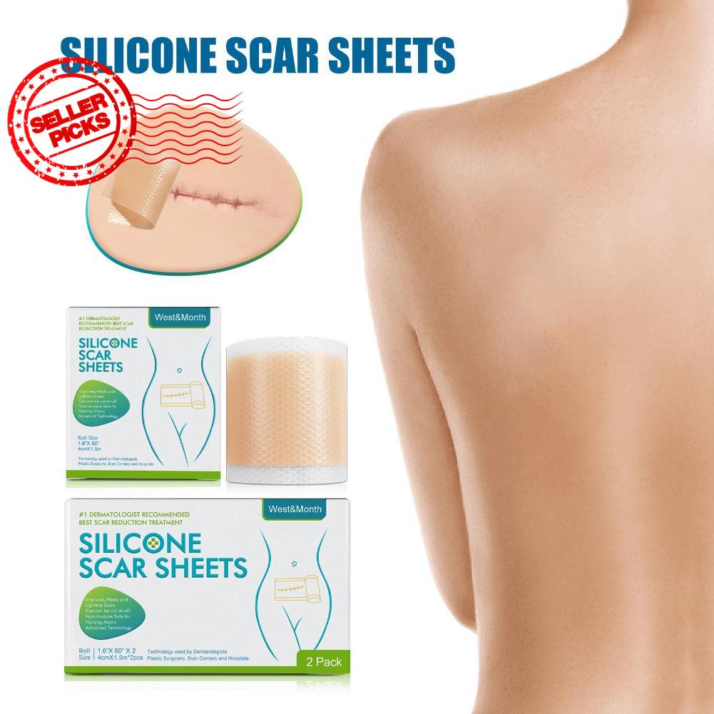Silicone Scar Sheets Self-adhesive Beauty Stickers Surgical Scars Caesarean Section Scars Invisible Stickers For Burns And Burns CHIBEL