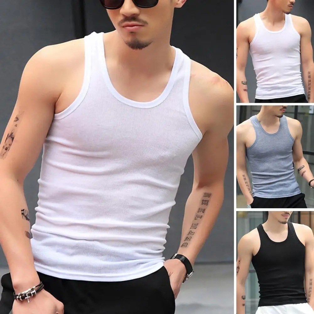 Non-Inverted Velvet Vest for Middle-Aged and Elderly People White Undershirt Summer Hurdle plus Size Inner Wear Old Man Camisole Summer
