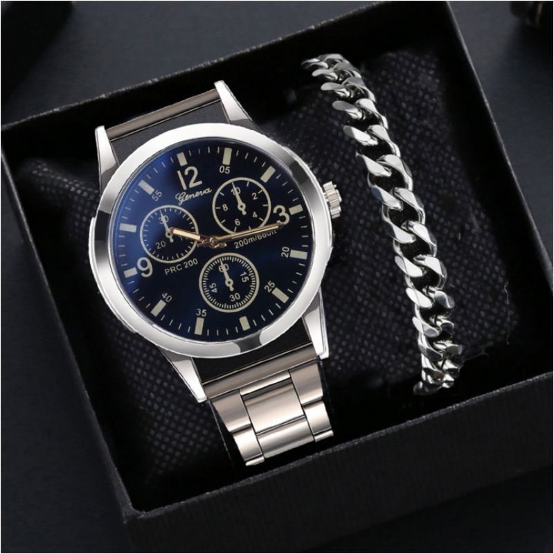 Fashion  Men casual watch Quartz Stainless Steel Men Watches 