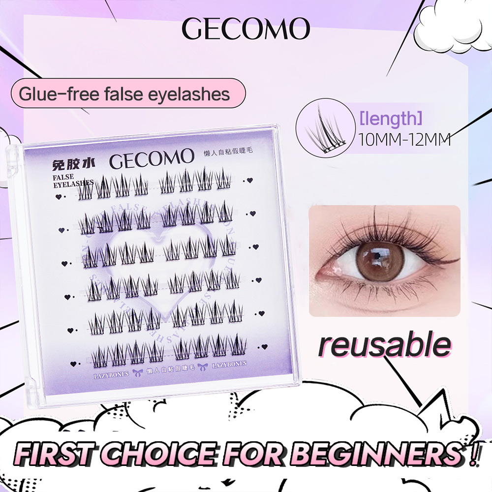 Reusable Glue-Free False Eyelashes, First Choice for Beginners, No Need To Use Glue, Convenient False Eyelashes，2024 Hot Sale