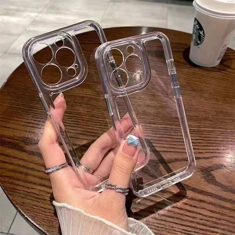 เคสโทรศัพท์มือถือแบบนิ่ม สําหรับ IPhone 11 14 12 13 Pro Max 8 7 Plus XR X XS Max SE 2020 หนา กันกระแทก เคสโทรศัพท์