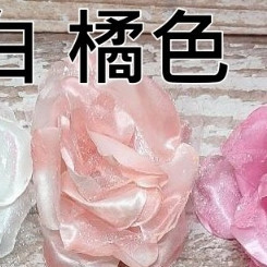 玫瑰花頭❰亮橘❱,價錢為一個/組的價格，花頭價格不含球殼