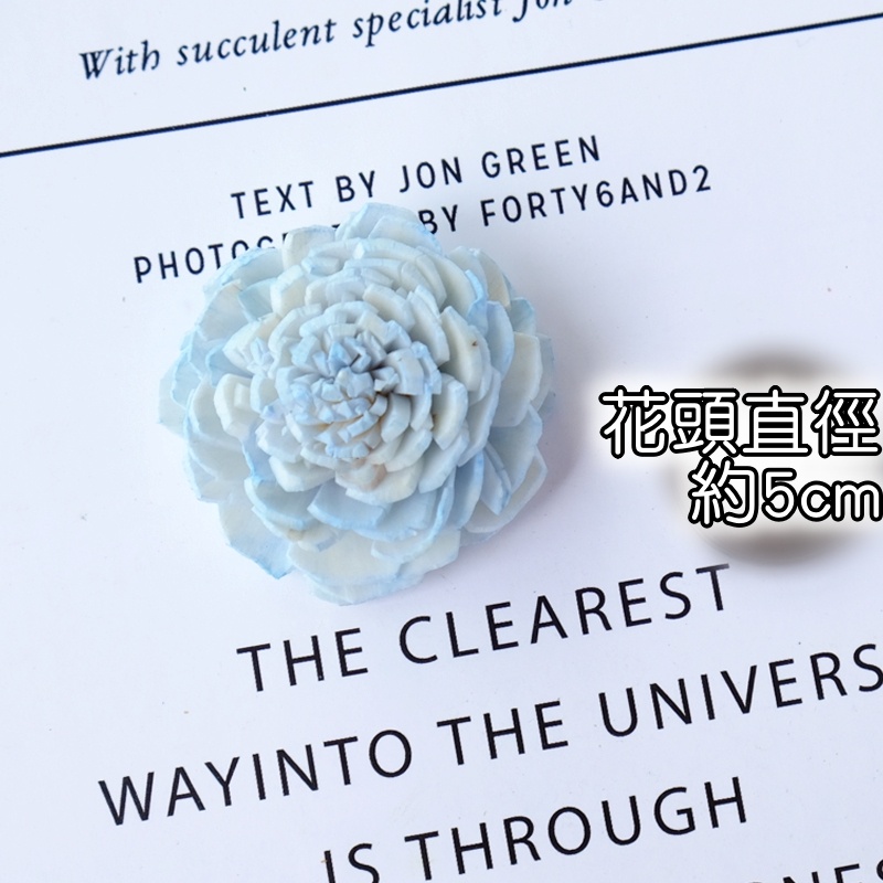 ❰藍❱太陽玫瑰索拉花(小),本頁面僅花頭不帶桿