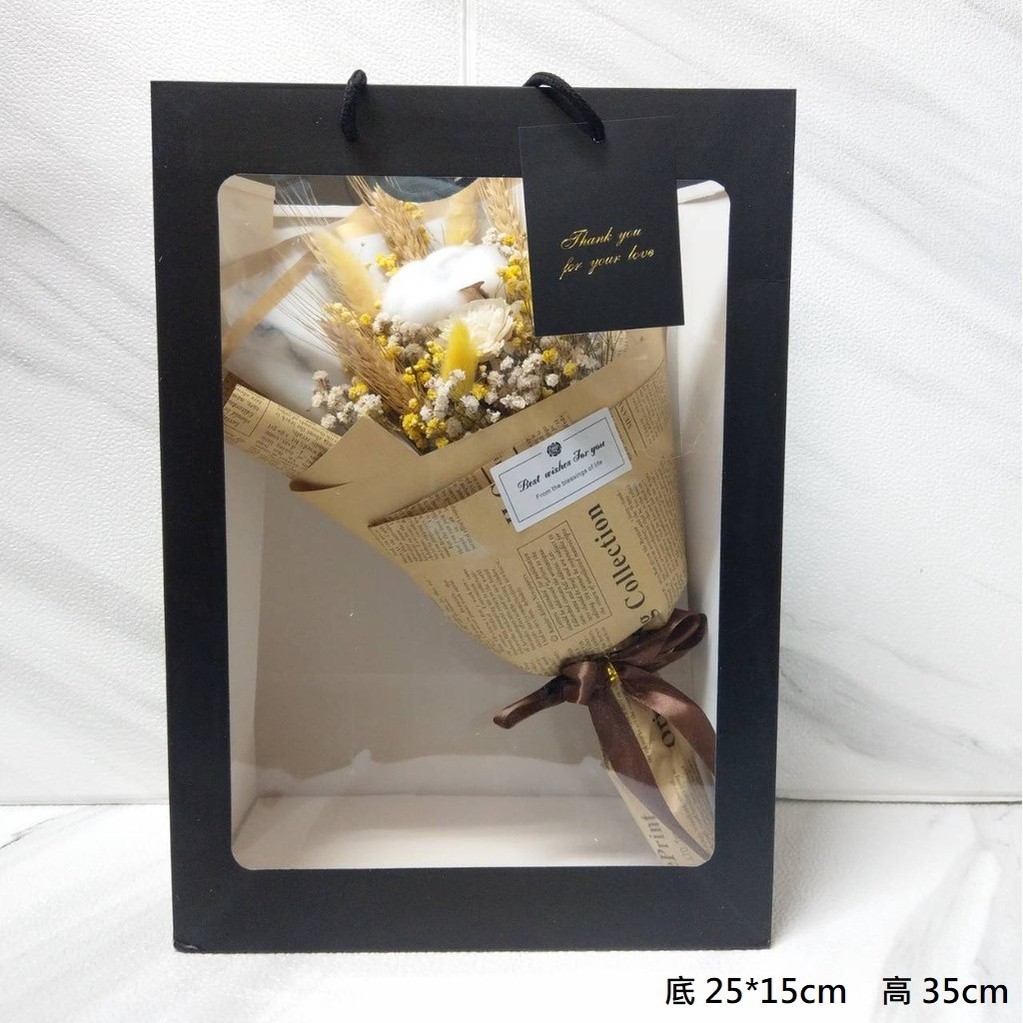 35cm高櫥窗提袋(黑),🦊~賣場商品眾多，歡迎參觀選購~🦊