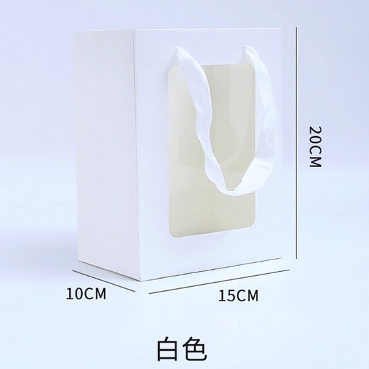 櫥窗提袋小款(白),🦊~賣場商品眾多，歡迎參觀選購~🦊