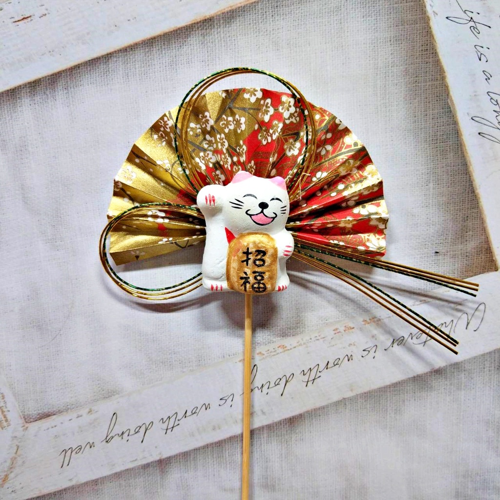 繪扇．金幣招福貓,🦊~賣場商品眾多，歡迎參觀選購~🦊