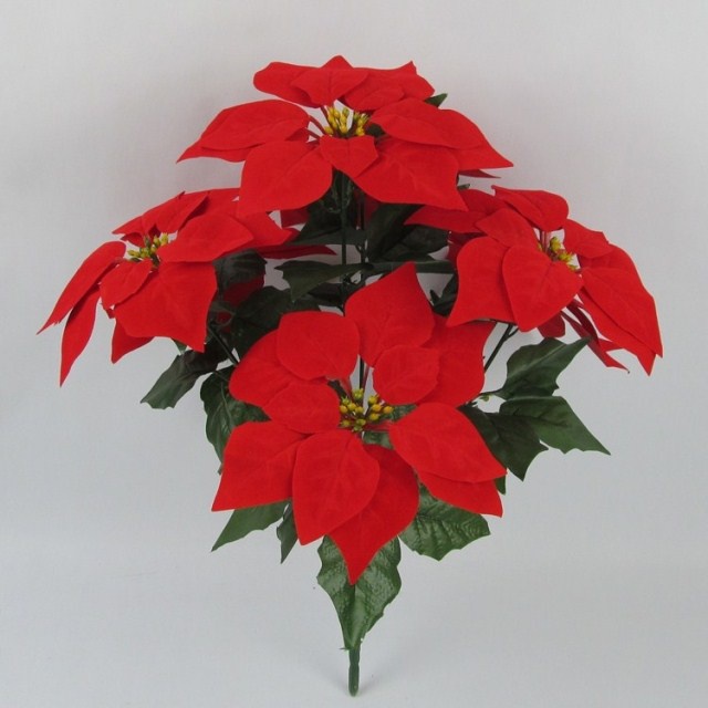 台灣現貨【仿真絹花】一品紅聖誕紅百合牡丹多款可選 仿真花材 拍照打卡 盆栽插花佈置材料
