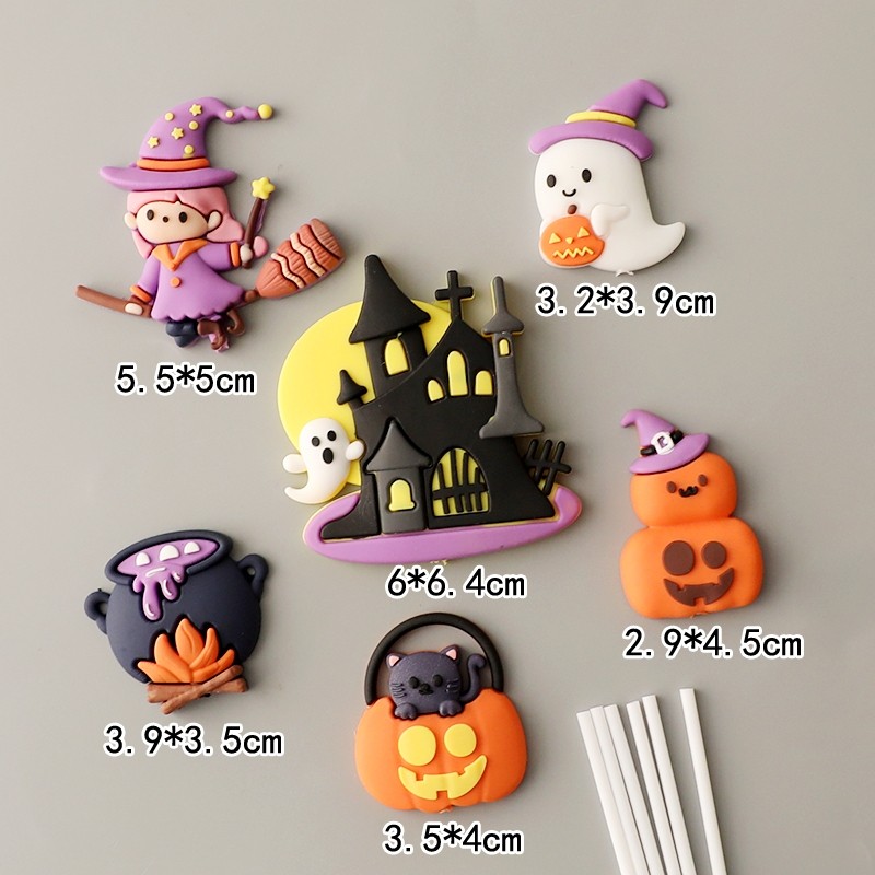 萬聖節_軟質小插飾6入組,🦊~賣場商品眾多，歡迎參觀選購~🦊