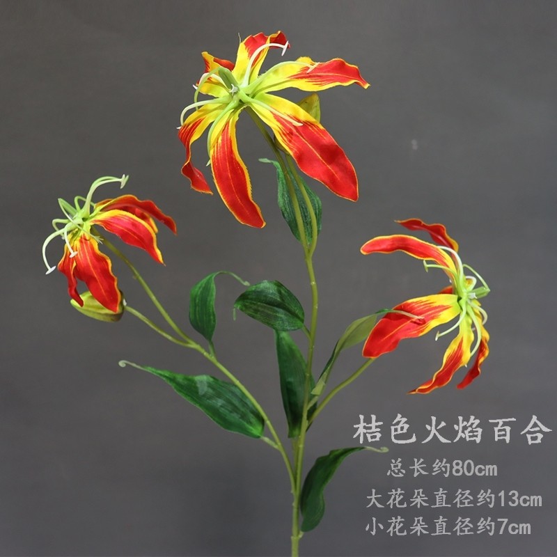 3頭火焰百合❰橘紅❱,🦊~賣場商品眾多，歡迎參觀選購~🦊