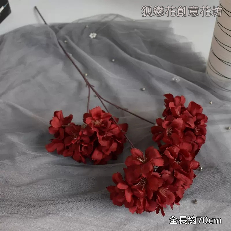 3頭長枝繡球❰紅❱