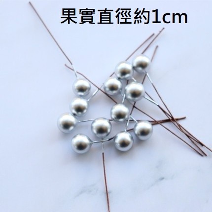 人造 小銀果（10顆）,🦊~賣場商品眾多，歡迎參觀選購~🦊