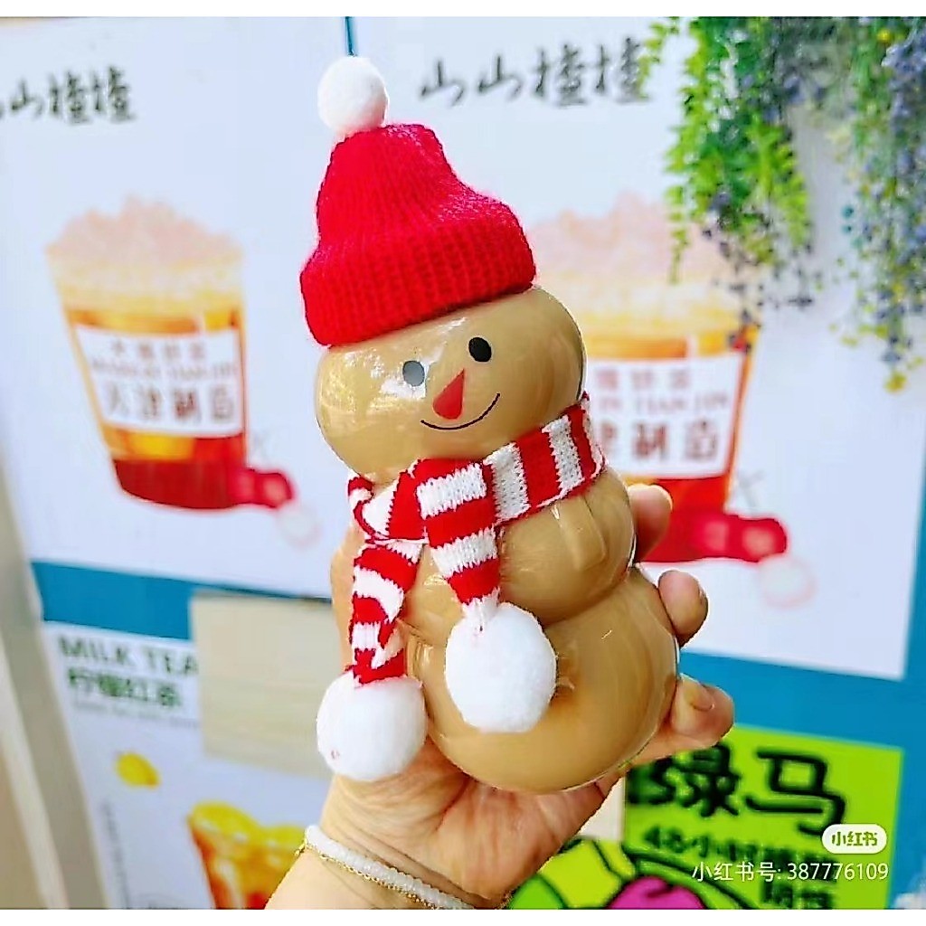 台灣現貨【聖誕造型糖果罐】透明空罐聖誕樹雪人麋鹿薑餅人 餅乾糖果收納 禮物包裝佈置 包裝材料
