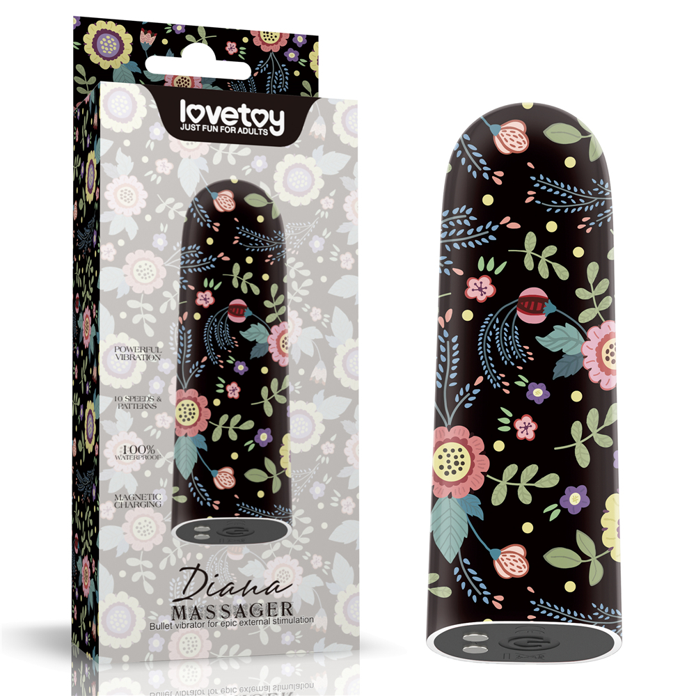 lovetoy Diana 花草10頻震動跳蛋 防水10頻震動跳蛋 跳蛋 子彈跳蛋 震動蛋 超強震動子彈型跳蛋 防水設計