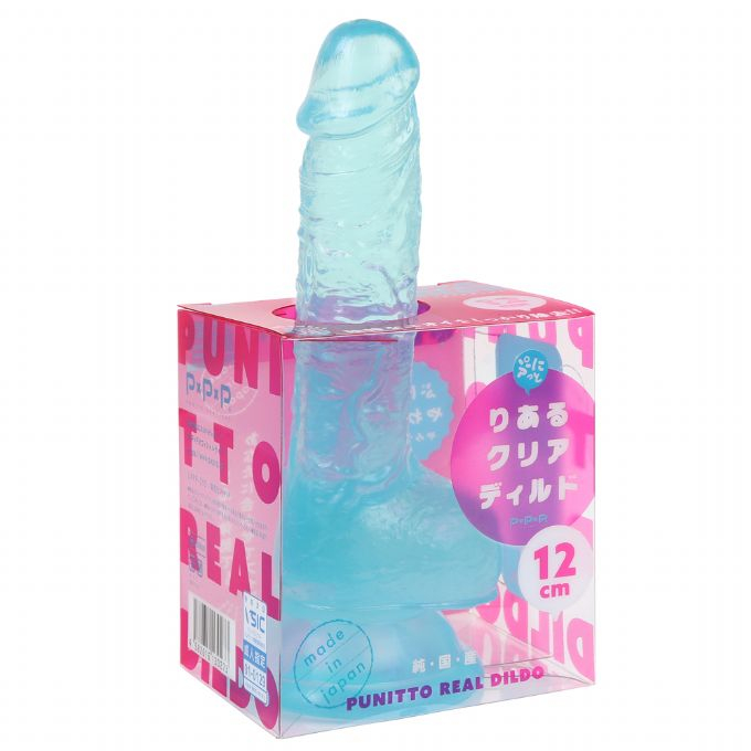 【日本PxPxP】純國產 透明款逼真按摩棒 12cm  逼真老二按摩棒 ぷにっとりあるクリアディルド12cm