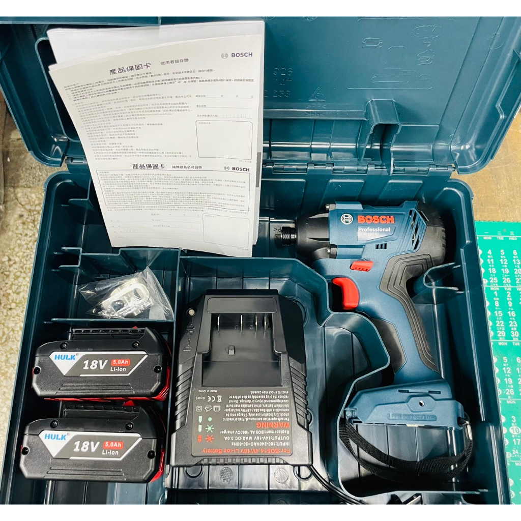 德國BOSCH 博世18V GDR 180-LI GDR180 鋰電 充電 衝擊起子機 電鑽  附提箱 商品圖片 5