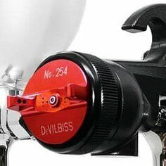 萬華現貨DeVilbiss重力式噴槍LUNA2i R 254 孔徑1.3mm 1.5mm LVMP環保噴槍 商品圖片 4