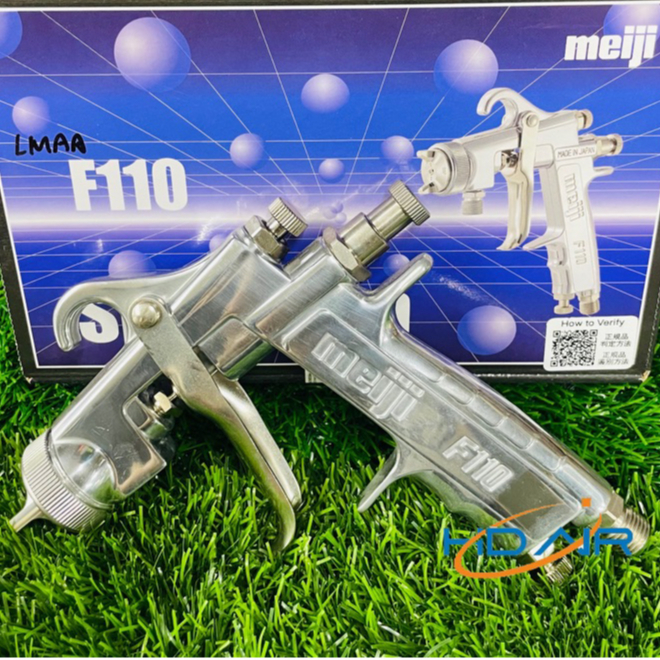萬華現貨meiji明治F110氣動噴槍 日本製造 高霧化 附鎖牙有腳料杯 商品圖片 2