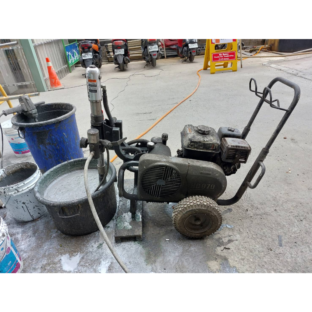 華格納WAGNER引擎油壓柱塞式HC970防水專用噴漆機 環氧樹脂 防水漆 彈泥 乳膠漆噴漆機 商品圖片 5