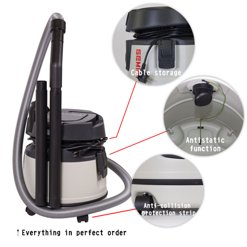 美國馬達KOLAI格萊連動式VC-250T 6加侖乾濕兩用全功能吸塵器 (連動式吸塵器) 商品圖片 4