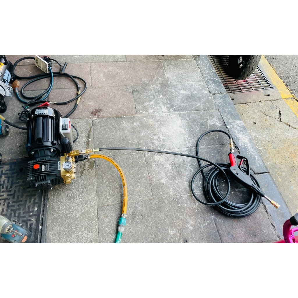 -鑽石牌高壓清洗機 DS1410/DC1410全自動/半自動 3馬手提式洗車機 單相電220V 商品圖片 5