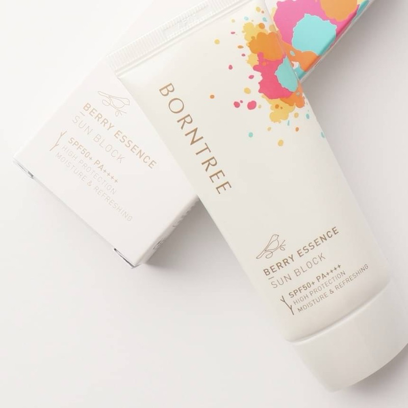 BORNTREE 莓果精華安瓶防曬乳 SPF50+ PA++++（單瓶/兩入組）50mL