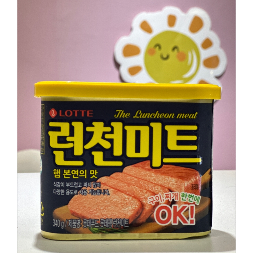 韓國 LOTTE 樂天 午餐肉罐頭（原味/辣味/烤肉風味）200g/340g