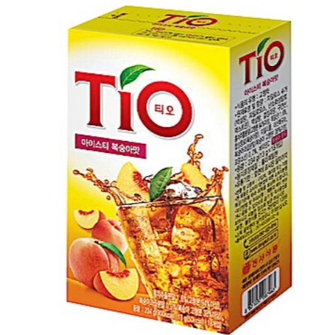 韓國 TIO 水蜜桃冰茶 檸檬冰茶 沖泡飲隨身包 13g 單包