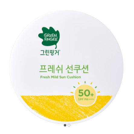 Green Finger 韓國 綠手指 清新溫和防曬氣墊粉餅 SPF50+ PA++++