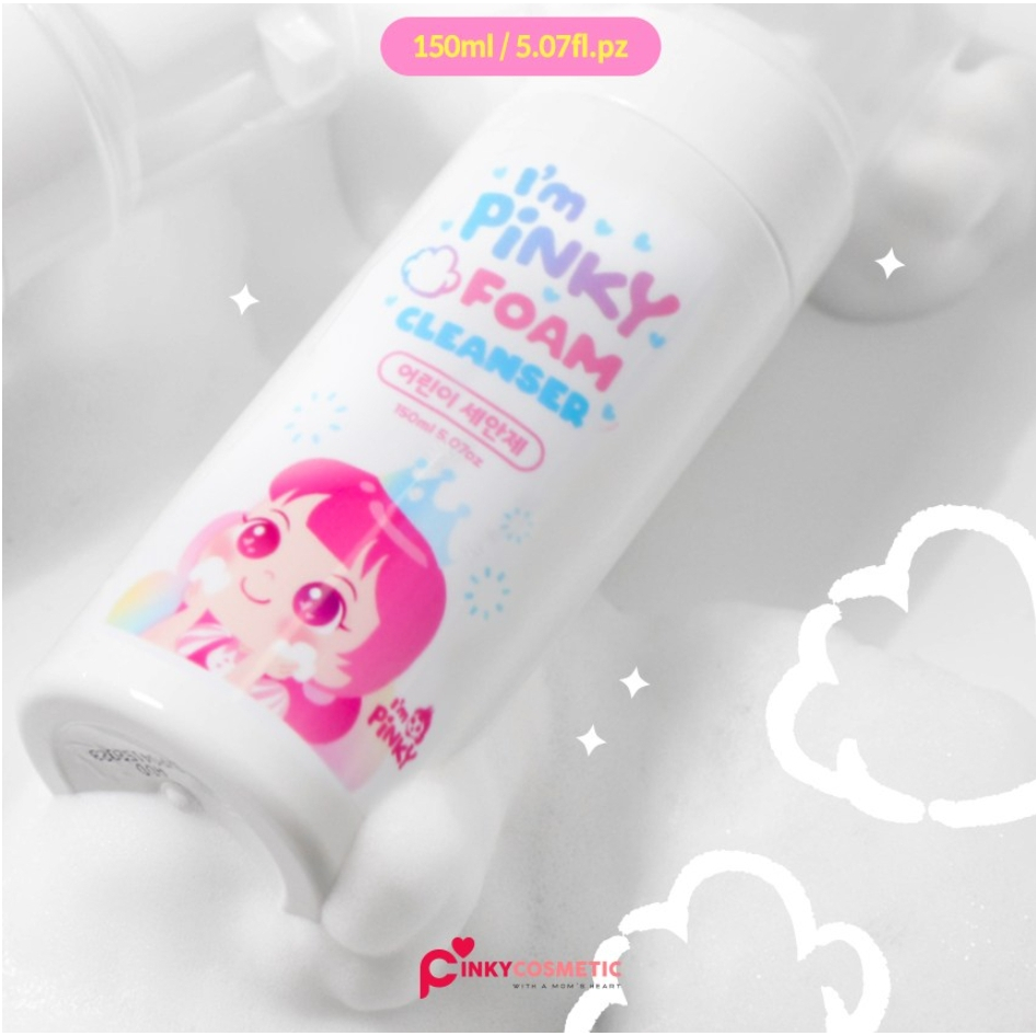 韓國 PINKY 兒童專用泡沫潔顏慕斯 150mL
