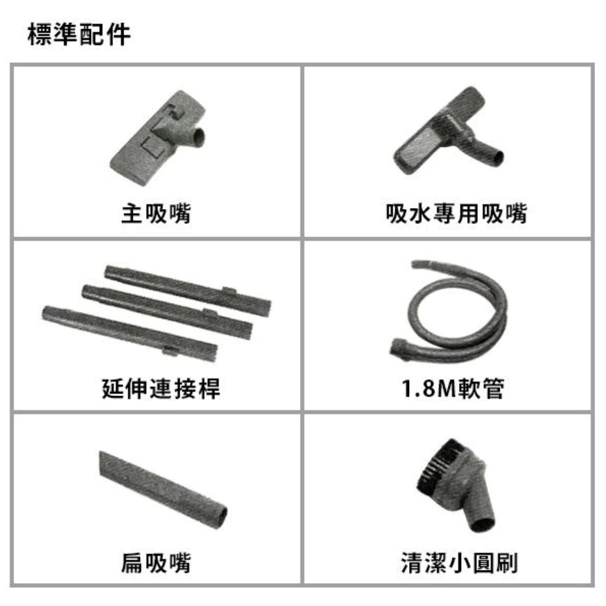 美國馬達KOLAI格萊VC-6020 5加侖 1150W乾溼兩用吸塵器 可自動收線白鐵桶 工業用 可水洗濾網 商品圖片 3