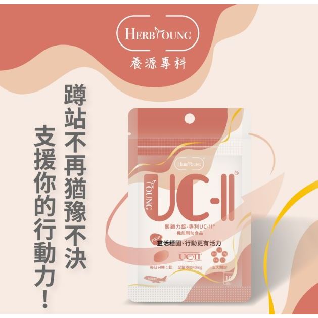★養研萃方★關顧力 專利UC-II® 10顆 袋裝 現貨︱繁華中西藥局︱