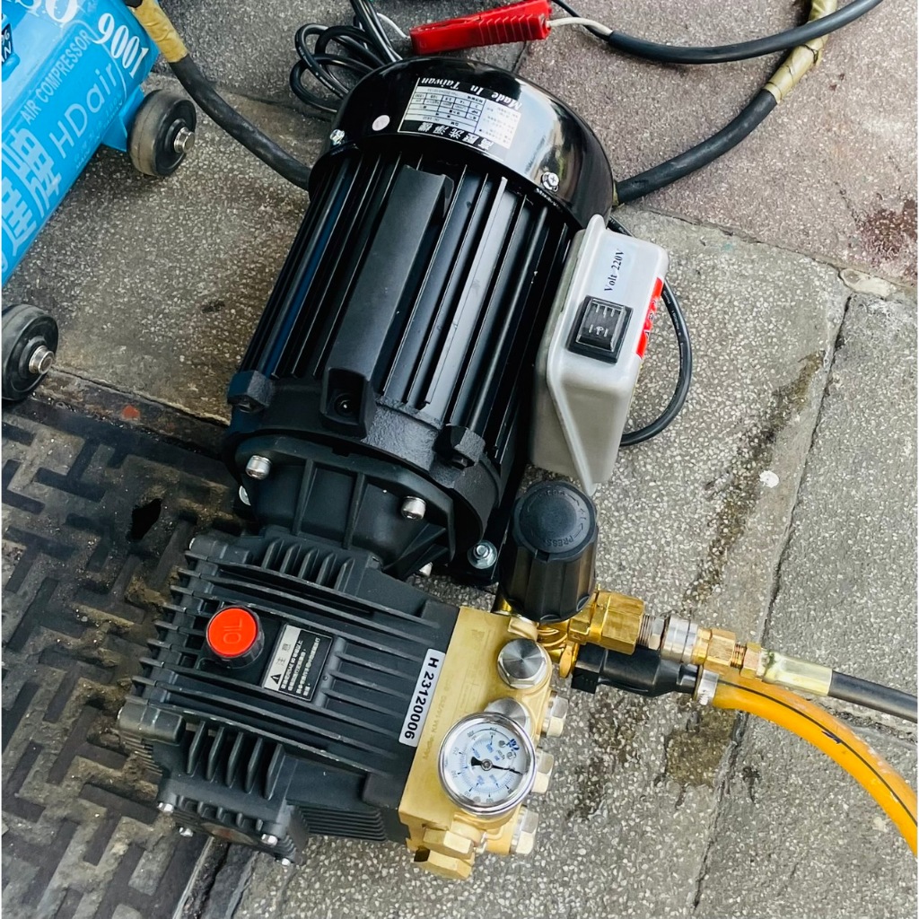 -鑽石牌高壓清洗機 DS1410/DC1410全自動/半自動 3馬手提式洗車機 單相電220V 商品圖片 4