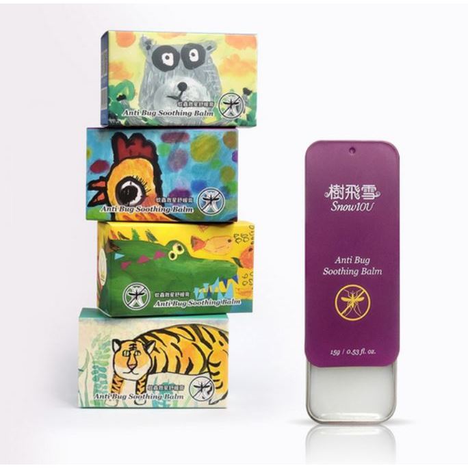 【樹飛雪】蚊蟲防護救星舒緩膏(光點兒童彩繪版 隨機出貨) 蚊蟲叮咬 乾癢
