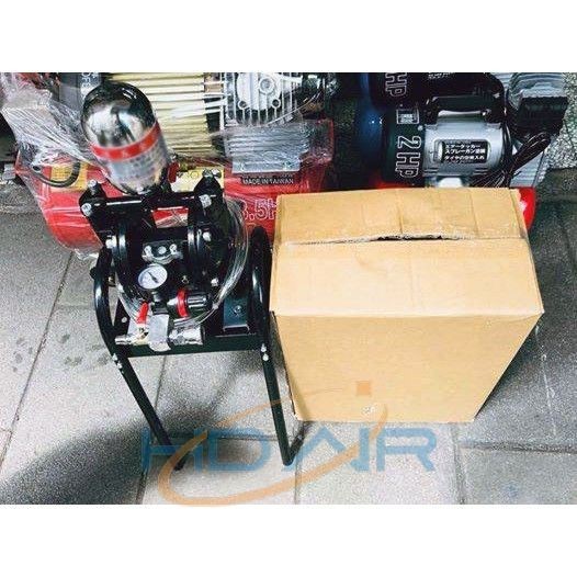 氣動隔膜 四腳仔氣動噴漆 送漆機 噴漆用 氣動雙隔膜 雙隔膜泵浦 幫浦 商品圖片 5